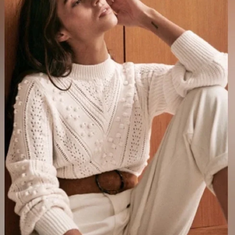 Sezane Solal Wool Pullover